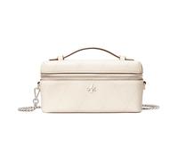 Tory Burch - Charlie Quilted East-West Vanity Case - - Bags - Donna - Beige - ONE SIZE