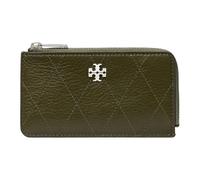 Tory Burch - Charlie Quilted Zip Card Case - - Accessories - Donna - Verde - ONE SIZE