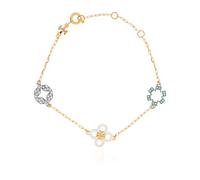 Tory Burch - Charm Bracelet - - Accessories - Donna - Giallo - ONE SIZE
