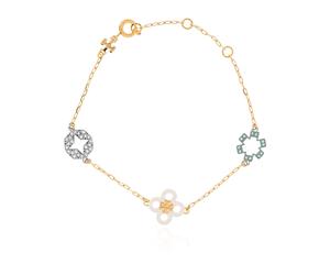 Tory Burch - Charm Bracelet - - Accessories - Donna - Giallo - ONE SIZE