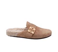 Tory Burch - Ciabatte Beige in shearling con dettagli metallici - - Shoes - Donna - Beige - 39 EU