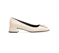 Tory Burch - Décolleté in Pelle Bianca Square Toe - - Shoes - Donna - Bianco - 37 EU