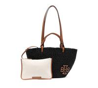 Tory Burch Ella Straw Small Basket Tote borsa a mano cestino di paglia