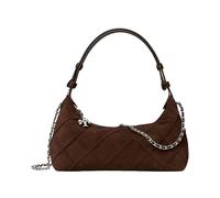 Tory Burch - Fleming Suede Pochette - - Bags - Donna - Marrone - ONE SIZE