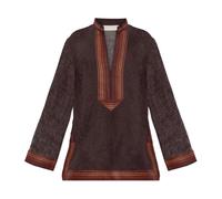 Tory Burch - Linen Top - - Blouses & Shirts - Donna - Marrone - L