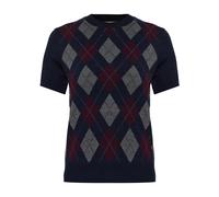 Tory Burch - Maglione Argyle in Lana Merino - - Knitwear - Donna - Multicolore - M