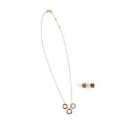 Tory Burch - Miller Pave Necklace and Earring Set - - Accessories - Donna - Giallo - ONE SIZE
