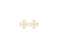 Tory Burch - Orecchini a lobo con smalto Small Icon - - Accessories - Donna - Beige - ONE SIZE