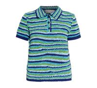 Tory Burch - Polo con Maglia Decorativa - - Tops - Donna - Blu - L