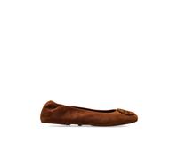 Tory Burch - Reva Travel Ballet - - Shoes - Donna - Marrone - 37 1/2 EU