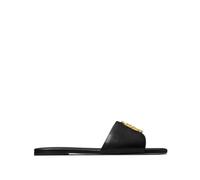 Tory Burch - Sandali Eleanor Slide Nero Oro - - Shoes - Donna - Nero - 38 EU