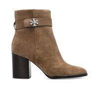 Tory Burch - Stivaletto con tacco e chiusura Turnlock - - Shoes - Donna - Marrone - 39 EU