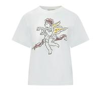 Tory Burch - T-Shirt a Girocollo Manica Corta - - Tops - Donna - Bianco - M