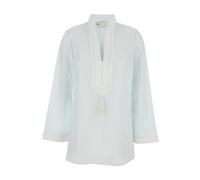 Tory Burch - Tunichetta di cotone - - Blouses & Shirts - Donna - Blu - M