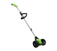 Tosaerba a 4 Ruote Senza Allenamento Con Mandrino Spinto e Recuperatore di Erba - Power Push Garden Tosaerba a Lame Amichevole per Foreste, Taglio Riso, Grano, Steli Mais (Verde)
