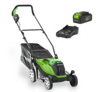 Tosaerba a batteria 48V con batteria e caricabatteria Greenworks G48LM36K2