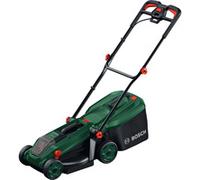 Bosch Rasaerba a batteria ROTAK18V-34 (larghezza di taglio: 34 cm, altezza di taglio: 25-65 mm, sacco raccoglierba in tessuto da 35 l, tappo per pacciame, inclusi batteria e caricabatteria)