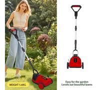 Tosaerba a spinta manuale Tagliaerba da giardino Tosaerba elettrico Piccolo giardino domestico Sarchiatore ricaricabile con batteria da 21 V