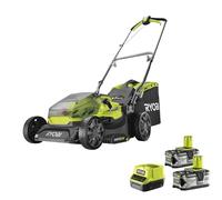 Tosaerba a spinta RYOBI 18V One+ - 2 batterie 4.0Ah - Caricabatterie - RY18LM37A-240