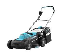Cecotec Terrenator 360 Flex Z. 1500 W, larghezza di taglio 36 cm, cambio di altezza, sistema Z-Tech, 3in1 con mulching, ruote posteriori XL, sicurezza con tecnologia BeltDrive