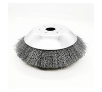 Tosaerba con ruota a ciotola da 6"/8" Parti da giardino, testina for decespugliatore da 150mm/200mm Piastra for rimozione polvere e diserbo in filo d'acciaio sottile(200mm)