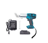 Tosaerba elettrici, 20V Cordless Electric Iron Scissor Metal Cutting Tool Iron Shear Sheet Cutter Scissor Cutter in acciaio al carbonio for batteria(1Battery 2.0AH,Inverter 1500W)