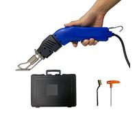Tosaerba elettrici, Taglierina for tessuto a coltello caldo Taglierina elettrica for corda termica for tela da parete in corda Lama tipo R con piedino for taglio tessuto(RS80 R type blade,Plug)