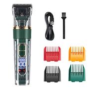 Tosaerba elettrici, Tosatrice professionale for cani Tagliacapelli for cani Toelettatura for animali domestici Gatto Cane Coniglio Kit rasoio ricaricabile for taglio di capelli Basso rumore(Groen)