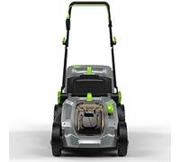 Tosaerba elettrico a batteria agli ioni di litio 40 V tosaerba portatile senza fili a piedi 43 cm larghezza di taglio 5 altezze di taglio regolabili