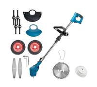 Tosaerba Elettrico Da 21 V, Tagliabordi Senza Fili, Lunghezza Regolabile, Pieghevole, Utensili Giardino For Batteria 18 Leggero Sicuro(No battery charger)