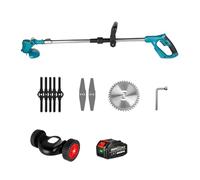 Tosaerba Elettrico Pieghevole Da 12000 Giri/min, Tagliaerba A Batteria, Utensile Elettrico Portatile Regolabile For Batteria Da 18 V Potatura Efficiente(1 Battery)