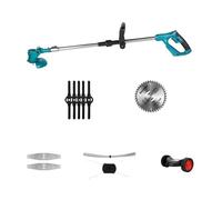 Tosaerba Elettrico Portatile da 1800 W, Tagliasiepi Estensibile, Tagliaerba da Giardino, Potatura, Taglio(Without Battery Set)