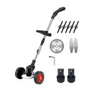 Tosaerba Elettrico Senza Fili Da 650 W, Trimmer Pieghevole Regolabile, Utensile Elettrico For Potatura E Taglio Efficiente Del Giardino, For Batteria Da 18 V Potatura Efficiente(With 2X12V Battery)