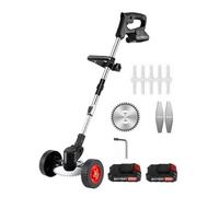 Tosaerba Elettrico Senza Fili Da 650 W, Trimmer Pieghevole Regolabile, Utensile Elettrico For Potatura E Taglio Efficiente Del Giardino, For Batteria Da 18 V Potatura Efficiente(With 2X24V Battery)
