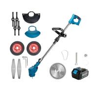 Tosaerba Elettrico Senza Fili Portatile Tagliaerba Tagliaerba Lunghezza Regolabile Utensili Da Giardino For Uso Domestico For Batteria Da 18 V Potatura Efficiente(One big battery)