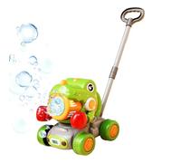 Tosaerba per bolleper Bambini - Soffiatore per bolleda Esterno per Dinosauri 45x16,5x14 cm, Creatore Automatico di bollea Spinta con Impugnatura Facile e Ruote Stabili | Giocattolo a bolleprescola