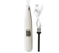 Tosaerba per cani con luce a LED - Tosatrice per cani | Tagliazampe di cane | Trimmer elettrico senza fili per zampe di gatto | Rasoio per toelettatura per peli di animali con luce