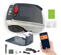 Tosaerba robotizzato automatico con controllo tramite app Bluetooth, pianificazione del percorso e prevenzione degli ostacoli per una manutenzione efficiente del giardino