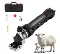 Tosapecore Elettrico 900W 2800 Rpm, Tosatrice Tosapecora Elettrico con 6 Velocità Regolabili, Tosatrice per Pecore Elettrica per Lana di Pecore, Montoni e Capre, Olio Lubrificante Incluso