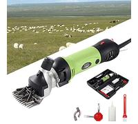 Tosatrice elettrica per pecore 690W 2400 RPM Forbici professionali per capre/alpaca/pecore - 6 velocità e regolazione della tenuta della lama - Lubrificante