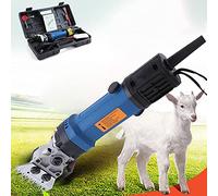 Tosatrice elettrica per tosatura per pecore da 690 W, funzionamento estremamente silenzioso e regolare, tagliacapelli professionale per peli di pecora, kit per toelettatura pecore a 6 velocità