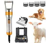 Tosatrice elettrica professionale per pecore, 350 W, ad alta potenza, con velocità regolabile e pettine rimovibile, per animali da fattoria e toelettatura animali domestici