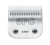 Tosatrice for animali con lama in ceramica staccabile, compatibile con Andis, AG, AGC, AGP, AGRC, compatibile con Wahl, serie KM2, KM5, KM10, pezzi di ricambio for tosatrice(6.3mm)