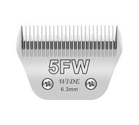 Tosatrice for animali domestici, lama larga staccabile, compatibile con Andis, AG, AGC, BDC, BG, DBLC, FHC, MBG, SMC, compatibile con Wahl, KM 10, pezzi di ricambio(5FW wide (6.3mm))