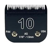 Tosatrice For Cani, Set Di Lame In Acciaio Inossidabile Staccabili Nere, Compatibile Con Andis, Oster A5, Compatibile Con Wahl, Parti For Tosatrici Serie KM10.(10-1.6mm)