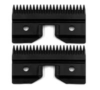 Tosatrice For Cani, Set Di Lame In Acciaio Inossidabile Staccabili Nere, Compatibile Con Andis, Oster A5, Compatibile Con Wahl, Parti For Tosatrici Serie KM10.(2pcs Ceramic Blade)