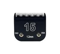 Tosatrice For Cani, Set Di Lame In Acciaio Inossidabile Staccabili Nere, Compatibile Con Andis, Oster A5, Compatibile Con Wahl, Parti For Tosatrici Serie KM10.(15-1.2mm)