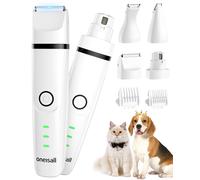 Tosatrice Per Cani e Gatti 4 In 1 Completo Tagliacapelli Ricaricabile Silenzioso
