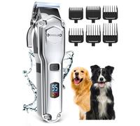Tosatrice per Cani Pelo Lungo Professionale; IPX7 Impermeabile Rasoio per Cani/G