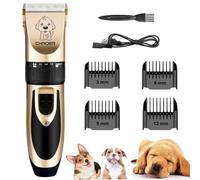 Tosatrice per Cani Professionale Tosatrice per Gatti Pelo Lungo Ricaricabile USB Oro